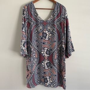 Pink Owl Apparel Paisley Shift Dress